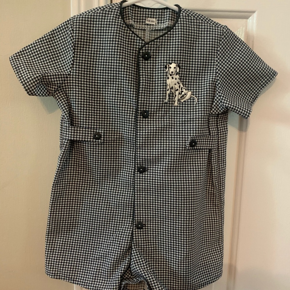 Vintage Dalmatian shortall